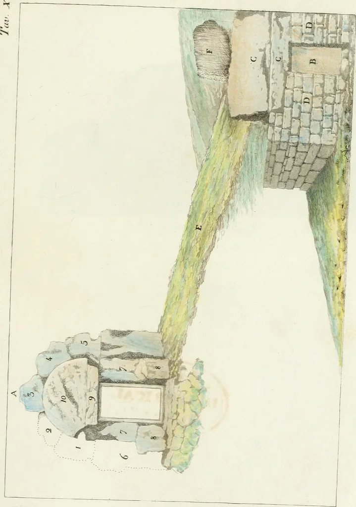 An illustration from Monumenti etruschi o di etrusco nome, 1821, leaf 262