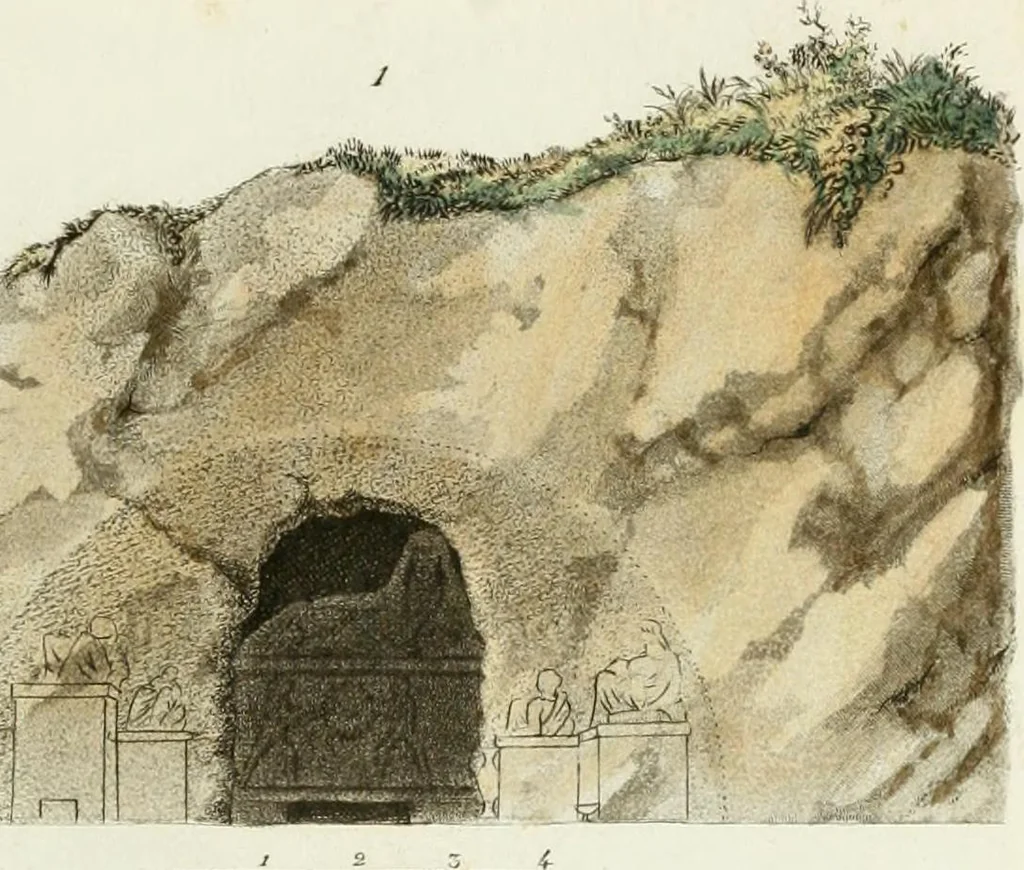 An illustration from Monumenti etruschi o di etrusco nome, 1821, leaf 264