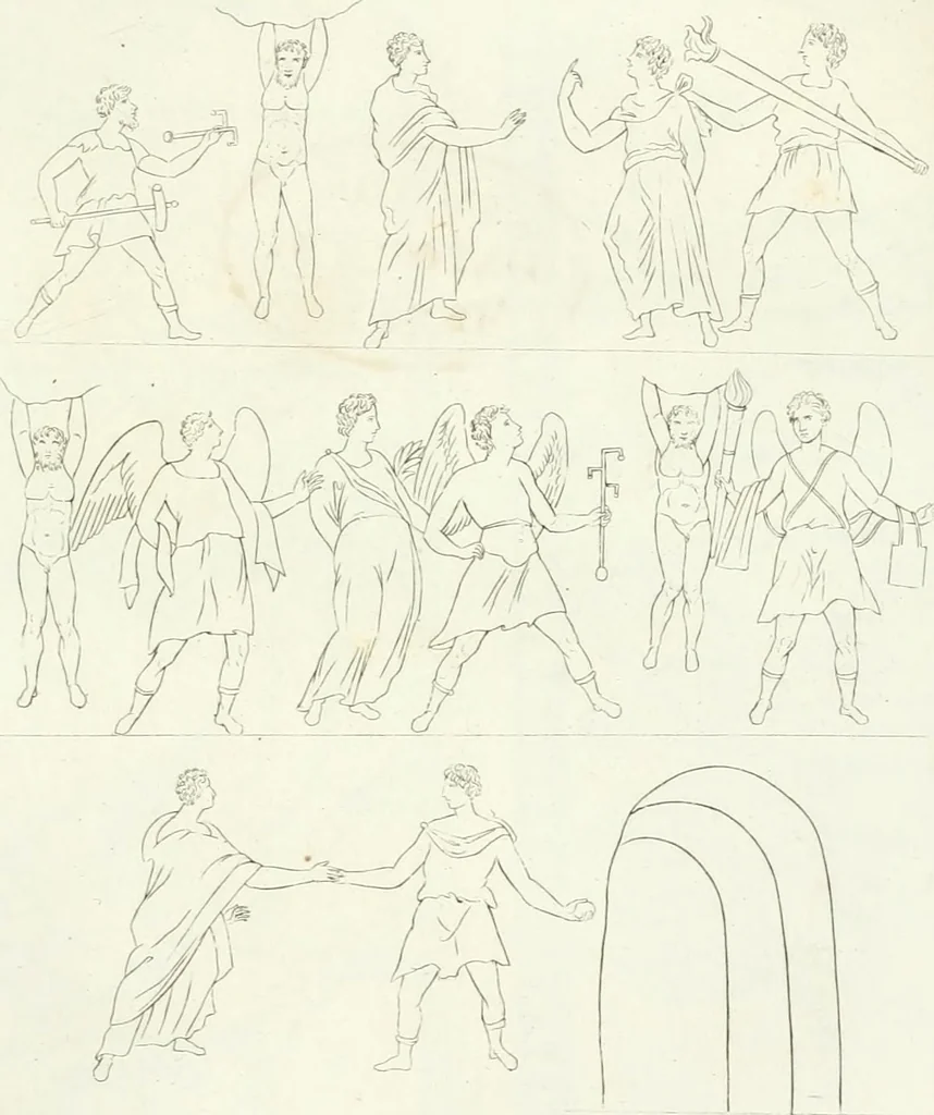 An illustration from Monumenti etruschi o di etrusco nome, 1821, leaf 286