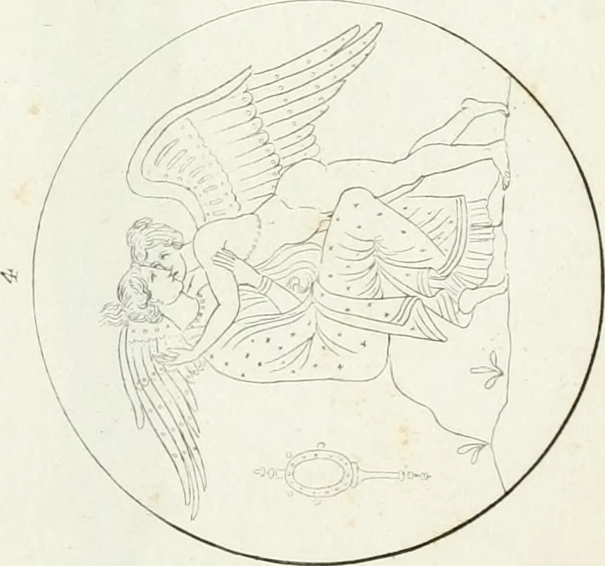 An illustration from Monumenti etruschi o di etrusco nome, 1821, leaf 100
