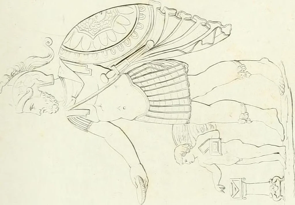 An illustration from Monumenti etruschi o di etrusco nome, 1821, leaf 106