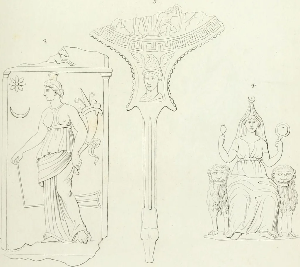 An illustration from Monumenti etruschi o di etrusco nome, 1821, leaf 108