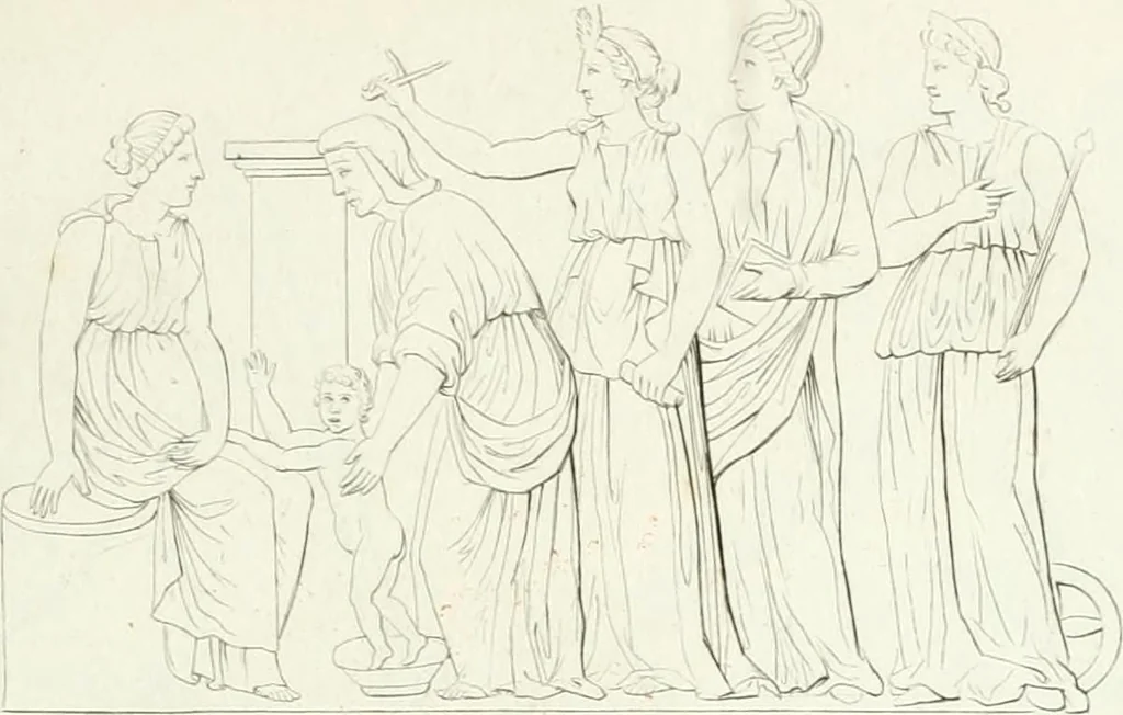 An illustration from Monumenti etruschi o di etrusco nome, 1821, leaf 110