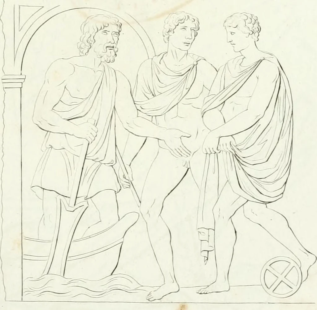 An illustration from Monumenti etruschi o di etrusco nome, 1821, leaf 110