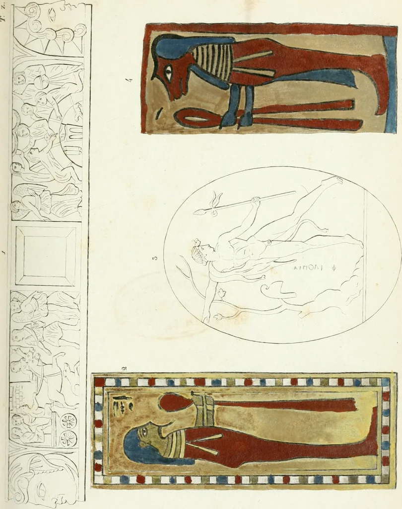 An illustration from Monumenti etruschi o di etrusco nome, 1821, leaf 122