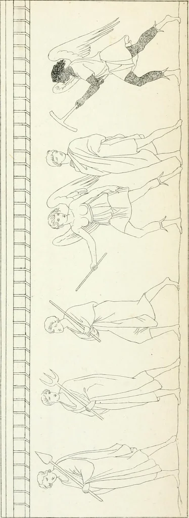 An illustration from Monumenti etruschi o di etrusco nome, 1821, leaf 180