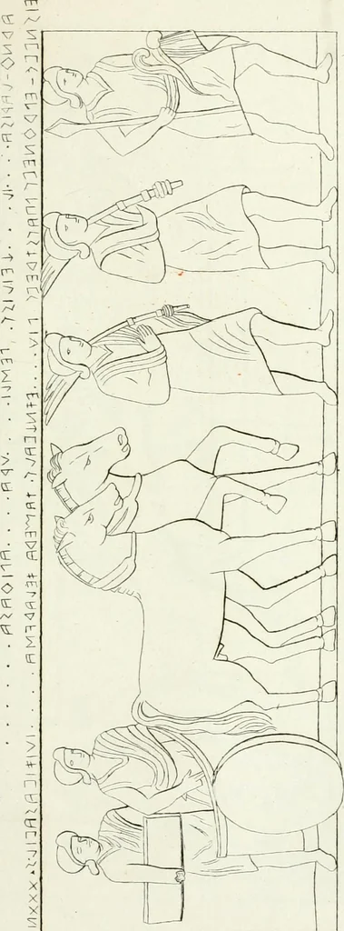 An illustration from Monumenti etruschi o di etrusco nome, 1821, leaf 182