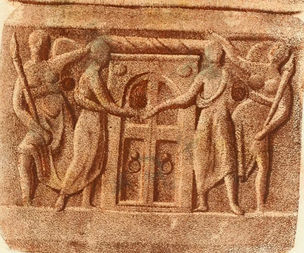 An illustration from Monumenti etruschi o di etrusco nome, 1821, leaf 188