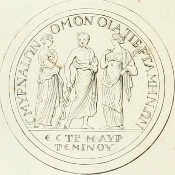 An illustration from Monumenti etruschi o di etrusco nome, 1821, leaf 194