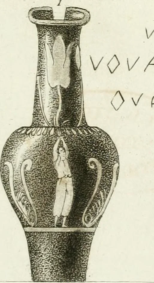 An illustration from Monumenti etruschi o di etrusco nome, 1821, leaf 198