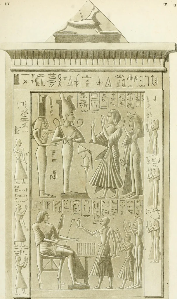 An illustration from Monumenti etruschi o di etrusco nome, 1821, leaf 202
