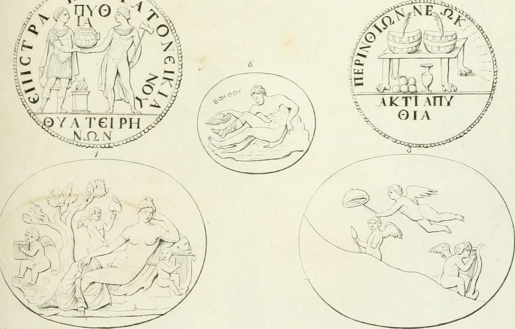 An illustration from Monumenti etruschi o di etrusco nome, 1821, leaf 208