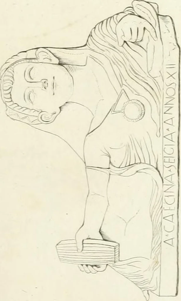An illustration from Monumenti etruschi o di etrusco nome, 1821, leaf 210