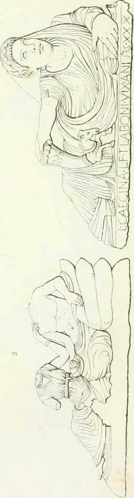 An illustration from Monumenti etruschi o di etrusco nome, 1821, leaf 212