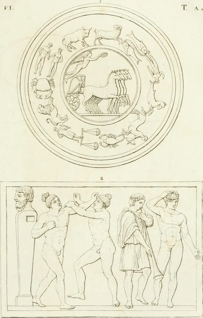 An illustration from Monumenti etruschi o di etrusco nome, 1821, leaf 220