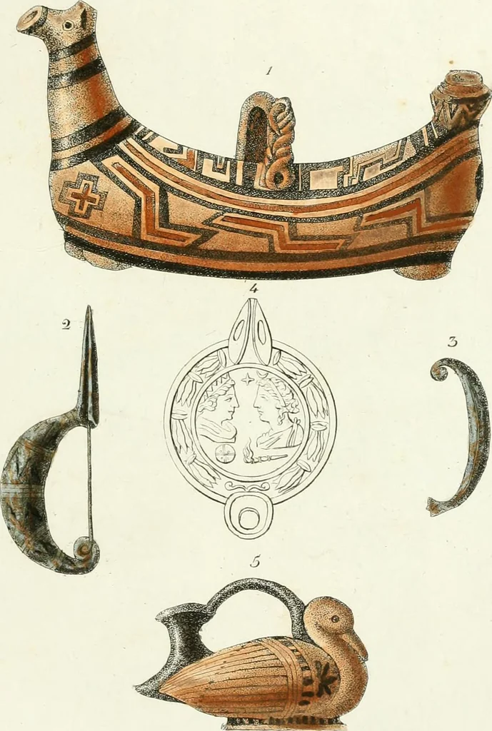 An illustration from Monumenti etruschi o di etrusco nome, 1821, leaf 230