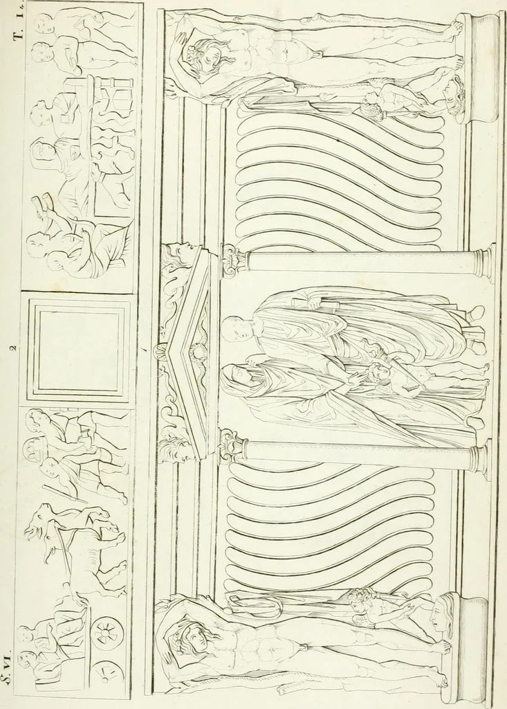 An illustration from Monumenti etruschi o di etrusco nome, 1821, leaf 236