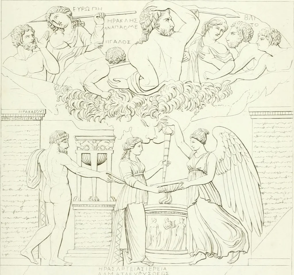 An illustration from Monumenti etruschi o di etrusco nome, 1821, leaf 238