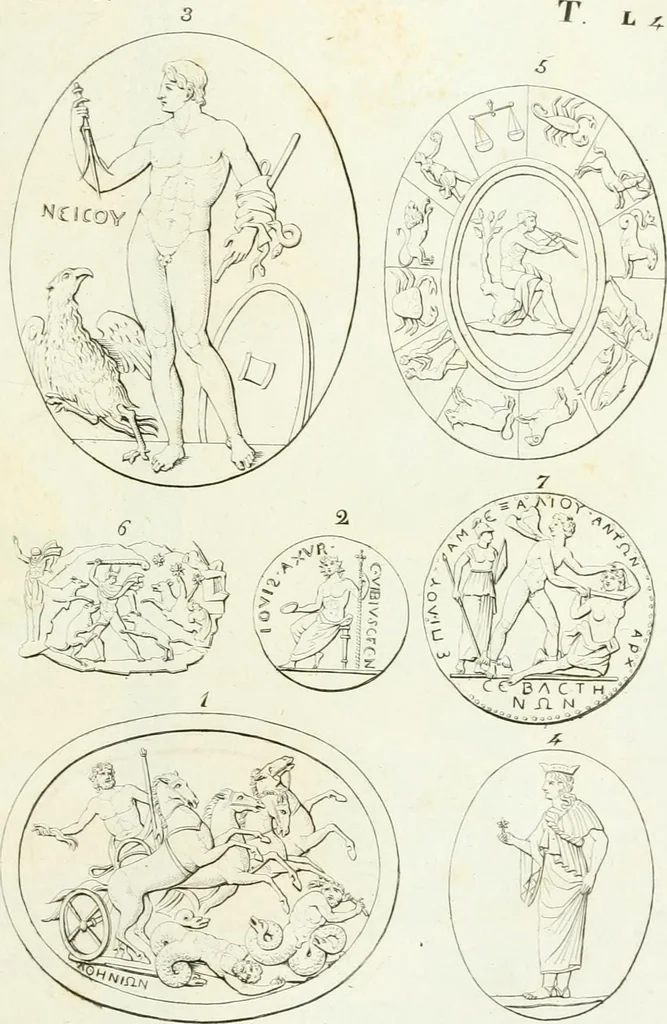 An illustration from Monumenti etruschi o di etrusco nome, 1821, leaf 240