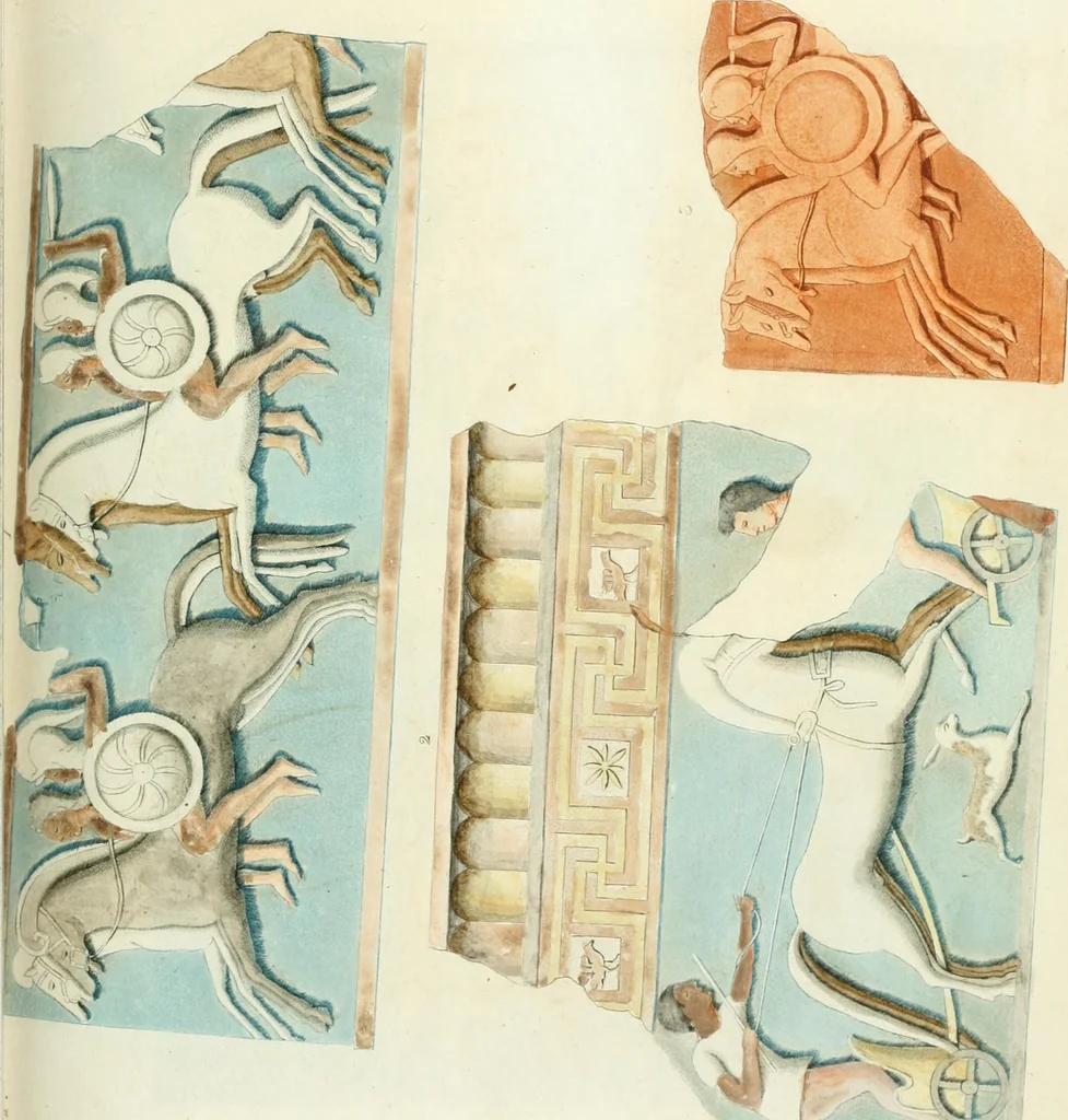 An illustration from Monumenti etruschi o di etrusco nome, 1821, leaf 256