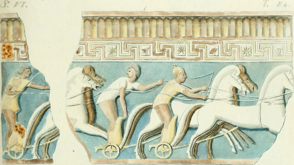 An illustration from Monumenti etruschi o di etrusco nome, 1821, leaf 258