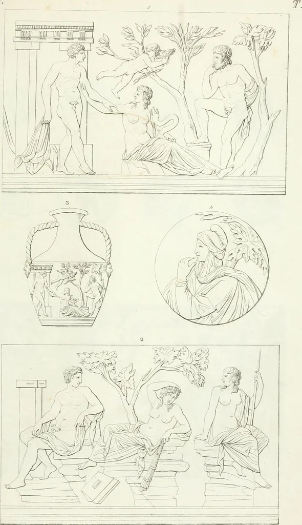 An illustration from Monumenti etruschi o di etrusco nome, 1821, leaf 272