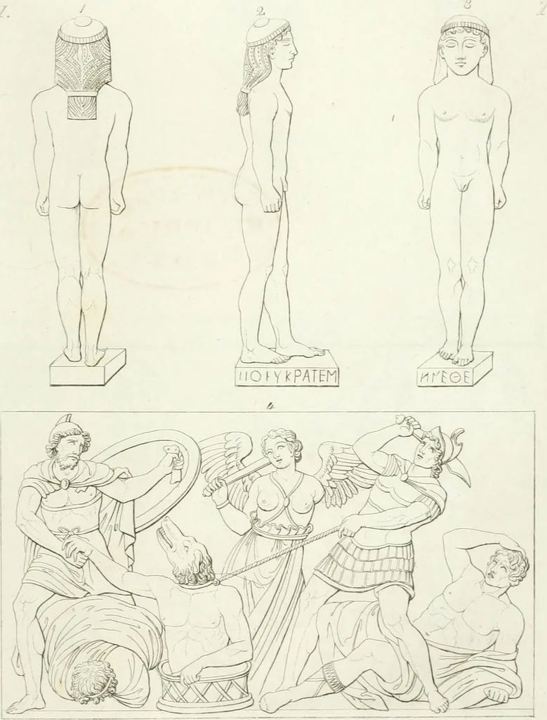 An illustration from Monumenti etruschi o di etrusco nome, 1821, leaf 276