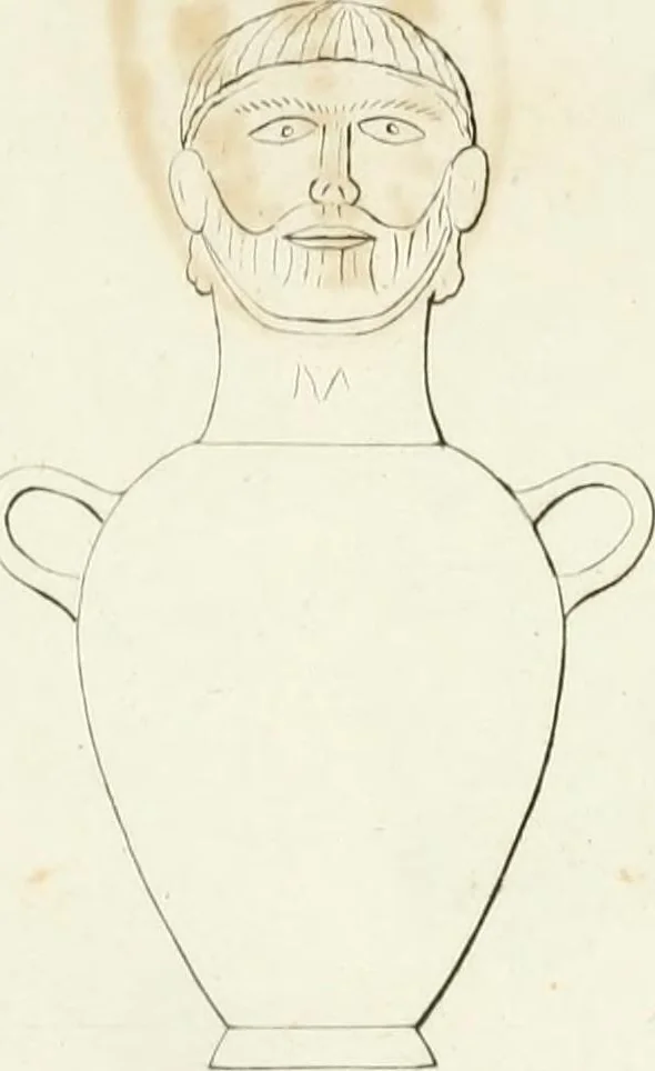 An illustration from Monumenti etruschi o di etrusco nome, 1821, leaf 280