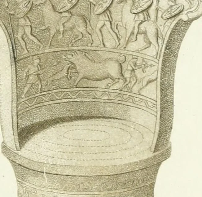 An illustration from Monumenti etruschi o di etrusco nome, 1821, leaf 282