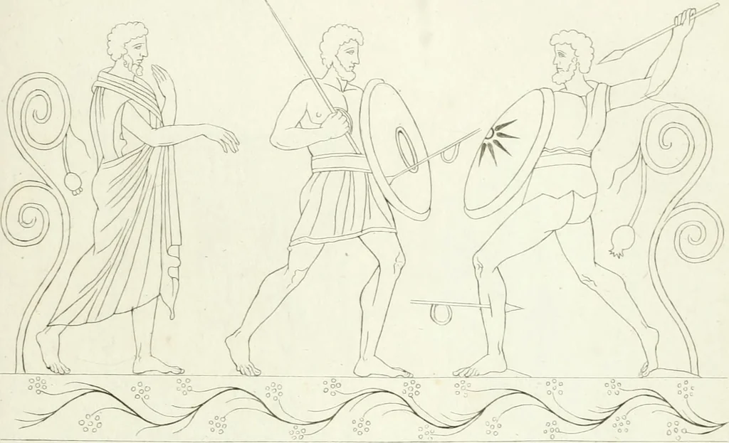 An illustration from Monumenti etruschi o di etrusco nome, 1821, leaf 284