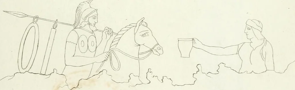 An illustration from Monumenti etruschi o di etrusco nome, 1821, leaf 284