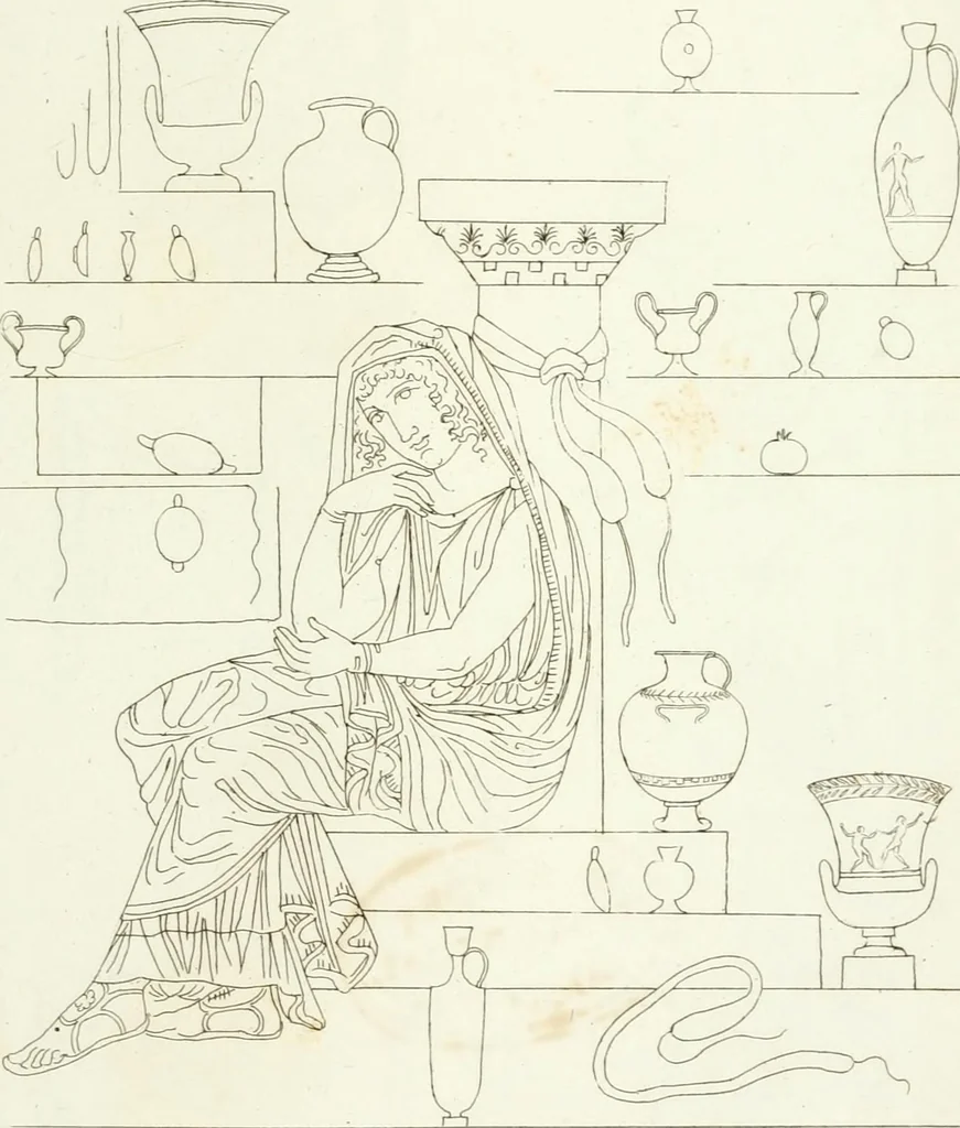 An illustration from Monumenti etruschi o di etrusco nome, 1821, leaf 288