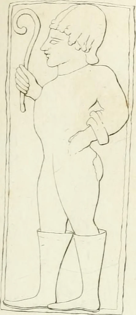 An illustration from Monumenti etruschi o di etrusco nome, 1821, leaf 296