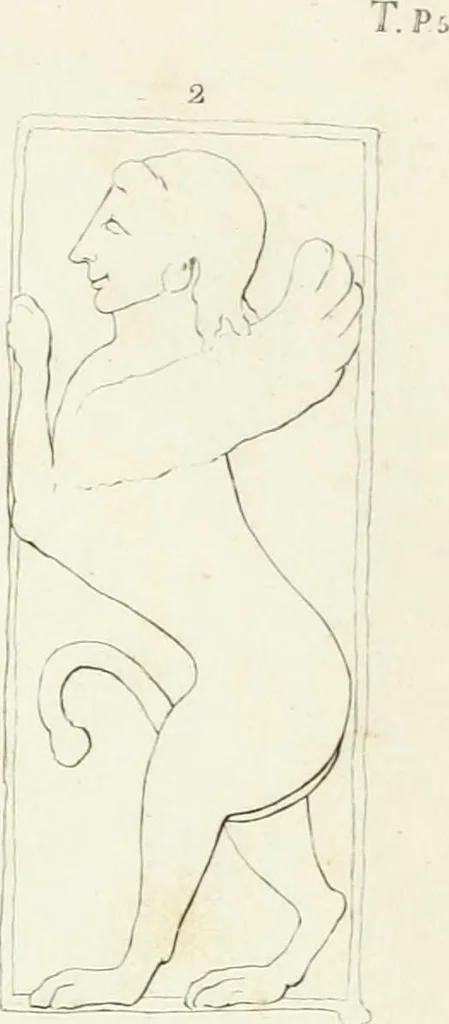 An illustration from Monumenti etruschi o di etrusco nome, 1821, leaf 296