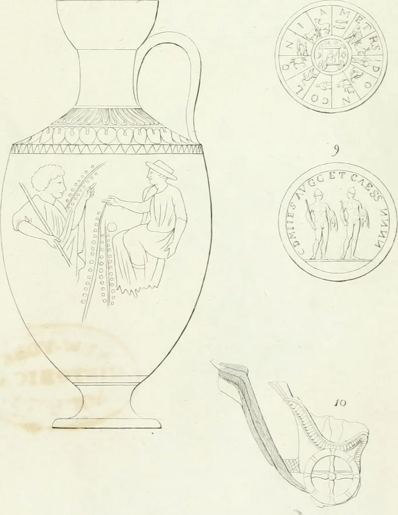 An illustration from Monumenti etruschi o di etrusco nome, 1821, leaf 304