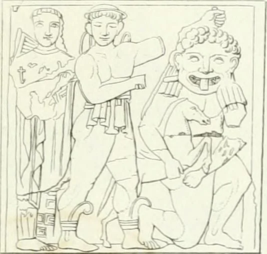 An illustration from Monumenti etruschi o di etrusco nome, 1821, leaf 308