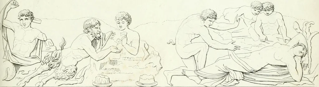 An illustration from Monumenti etruschi o di etrusco nome, 1821, leaf 310