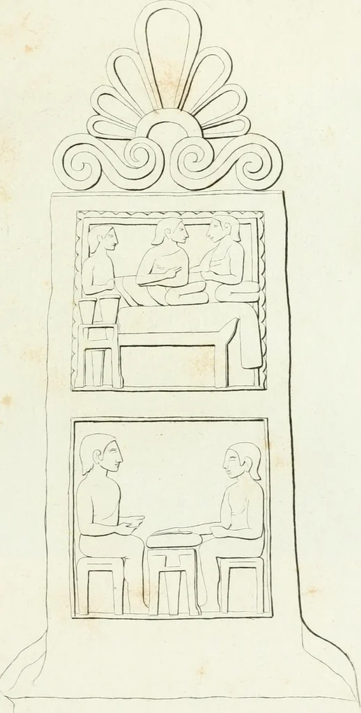 An illustration from Monumenti etruschi o di etrusco nome, 1821, leaf 80