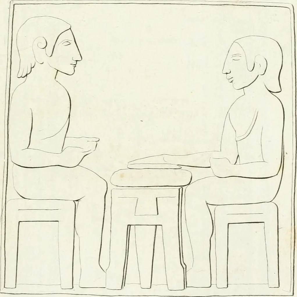 An illustration from Monumenti etruschi o di etrusco nome, 1821, leaf 84