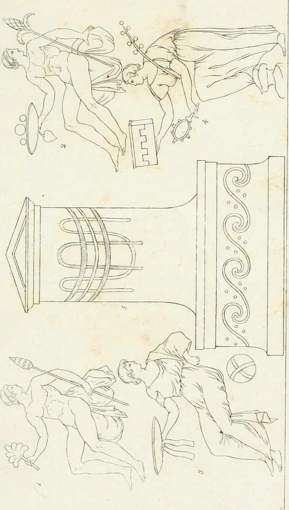 An illustration from Monumenti etruschi o di etrusco nome, 1821, leaf 88