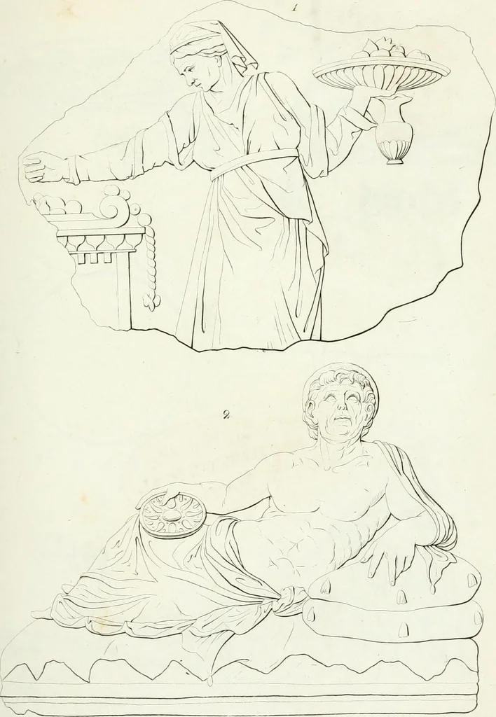 An illustration from Monumenti etruschi o di etrusco nome, 1821, leaf 92