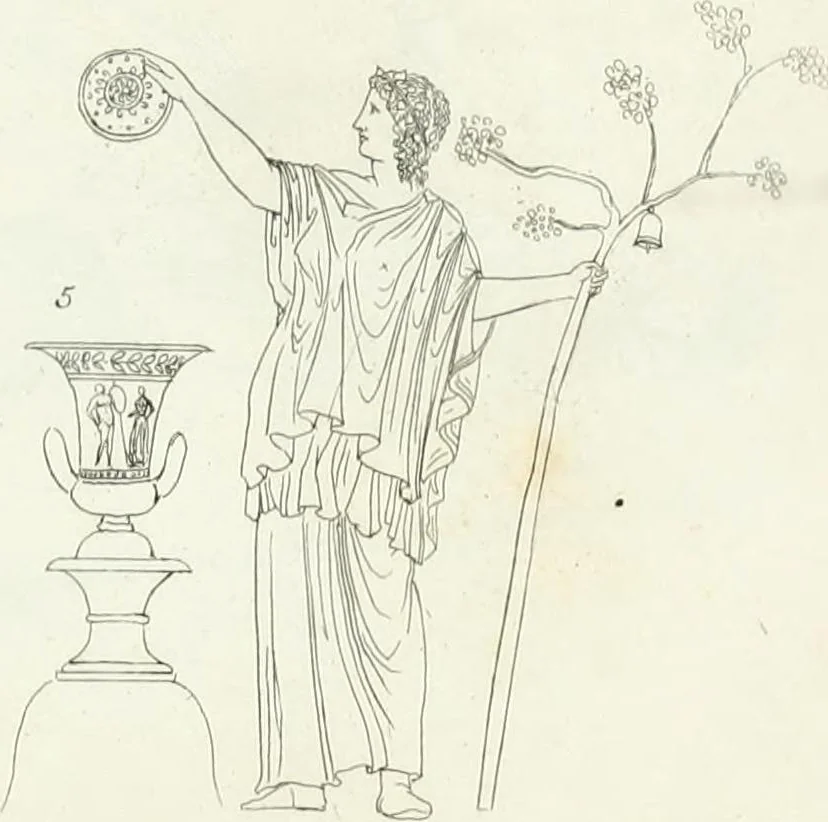 An illustration from Monumenti etruschi o di etrusco nome, 1821, leaf 94