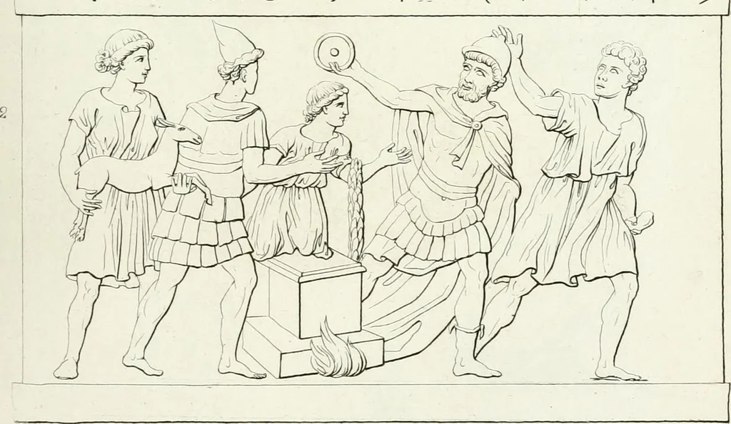 An illustration from Monumenti etruschi o di etrusco nome, 1821, leaf 96