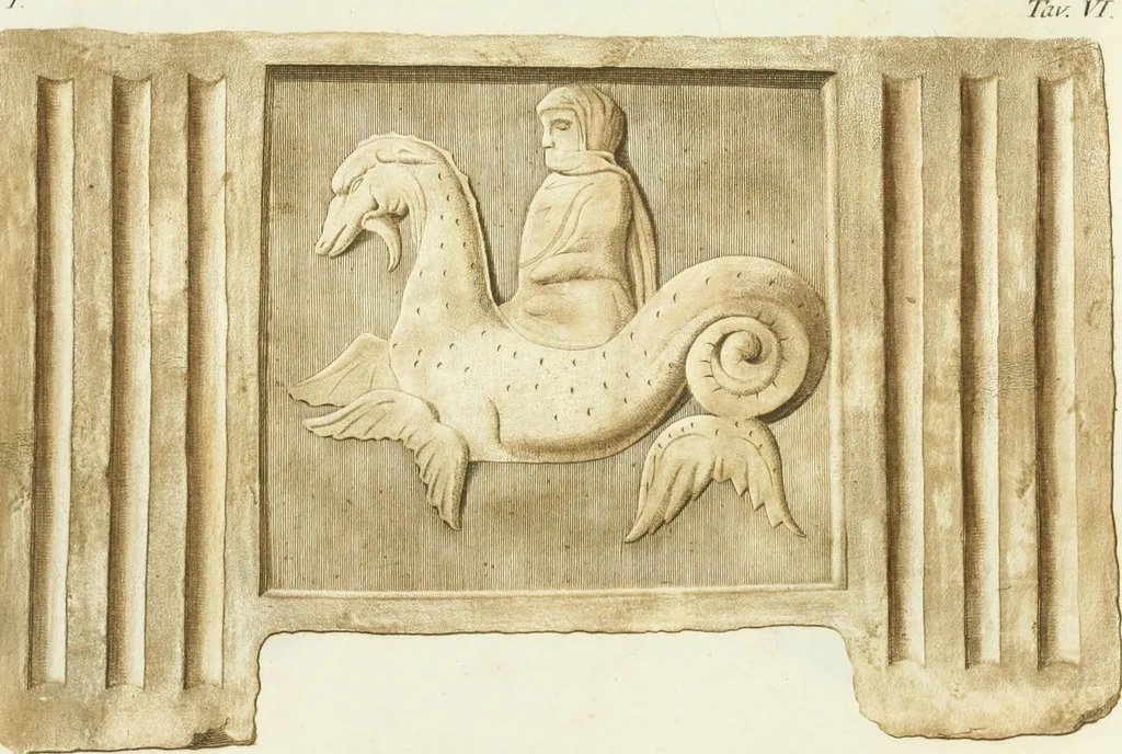 An illustration from Monumenti etruschi o di etrusco nome, 1821, leaf 438