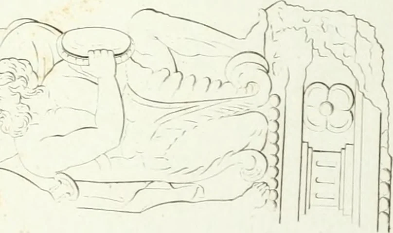 An illustration from Monumenti etruschi o di etrusco nome, 1821, leaf 446