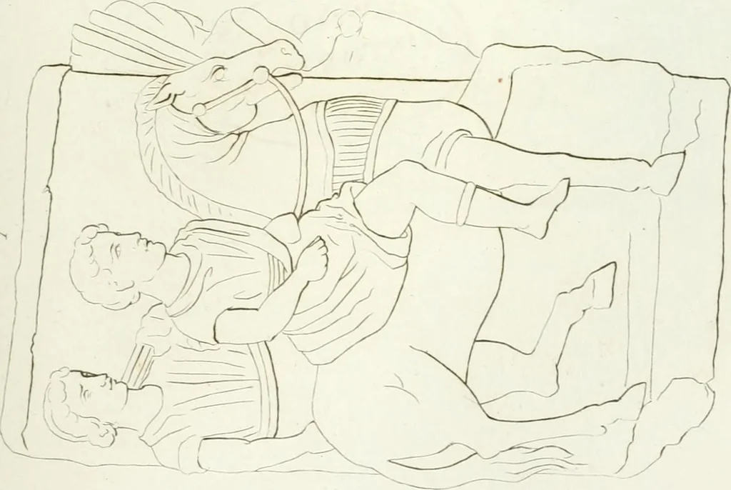 An illustration from Monumenti etruschi o di etrusco nome, 1821, leaf 454