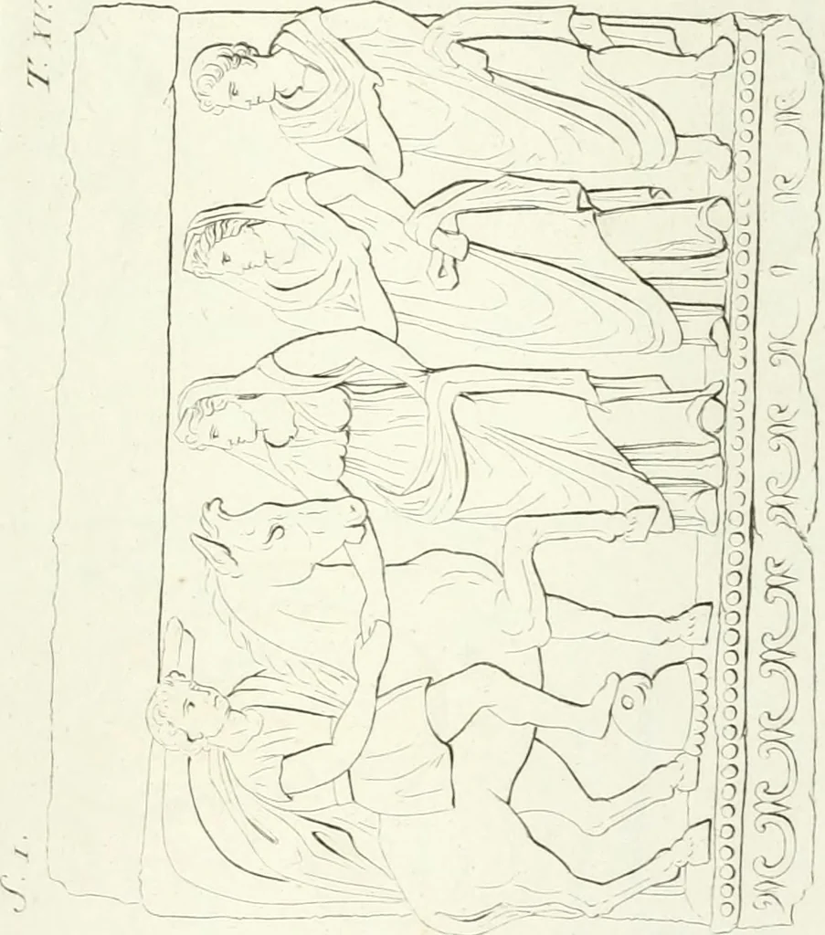 An illustration from Monumenti etruschi o di etrusco nome, 1821, leaf 456