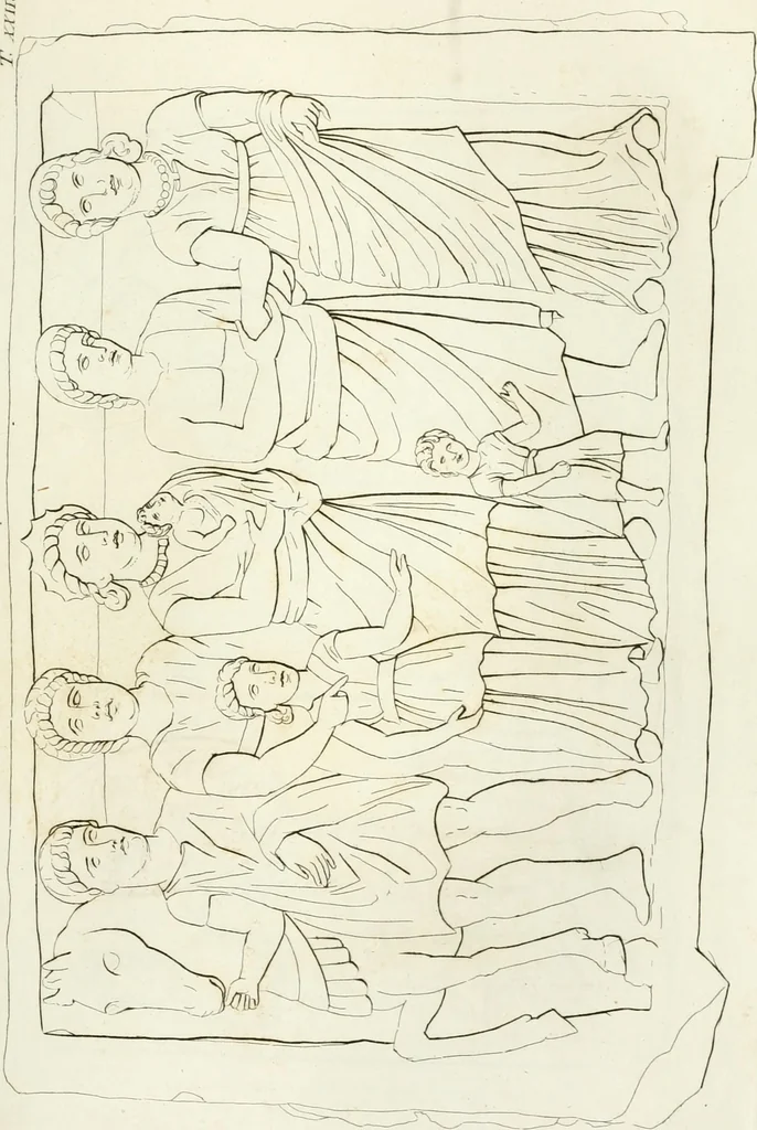 An illustration from Monumenti etruschi o di etrusco nome, 1821, leaf 470