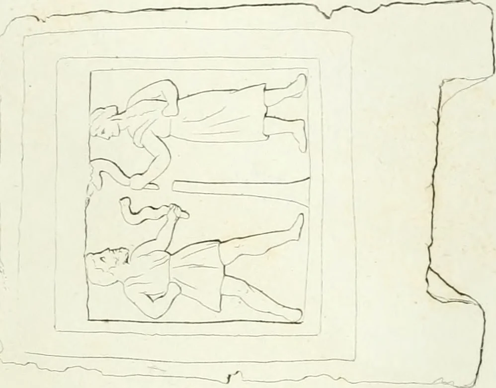 An illustration from Monumenti etruschi o di etrusco nome, 1821, leaf 474