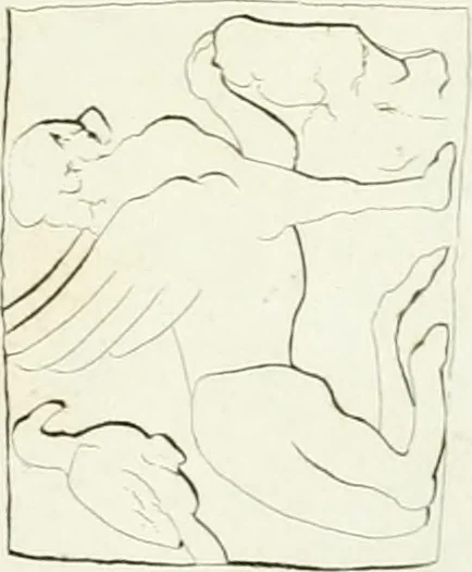 An illustration from Monumenti etruschi o di etrusco nome, 1821, leaf 474